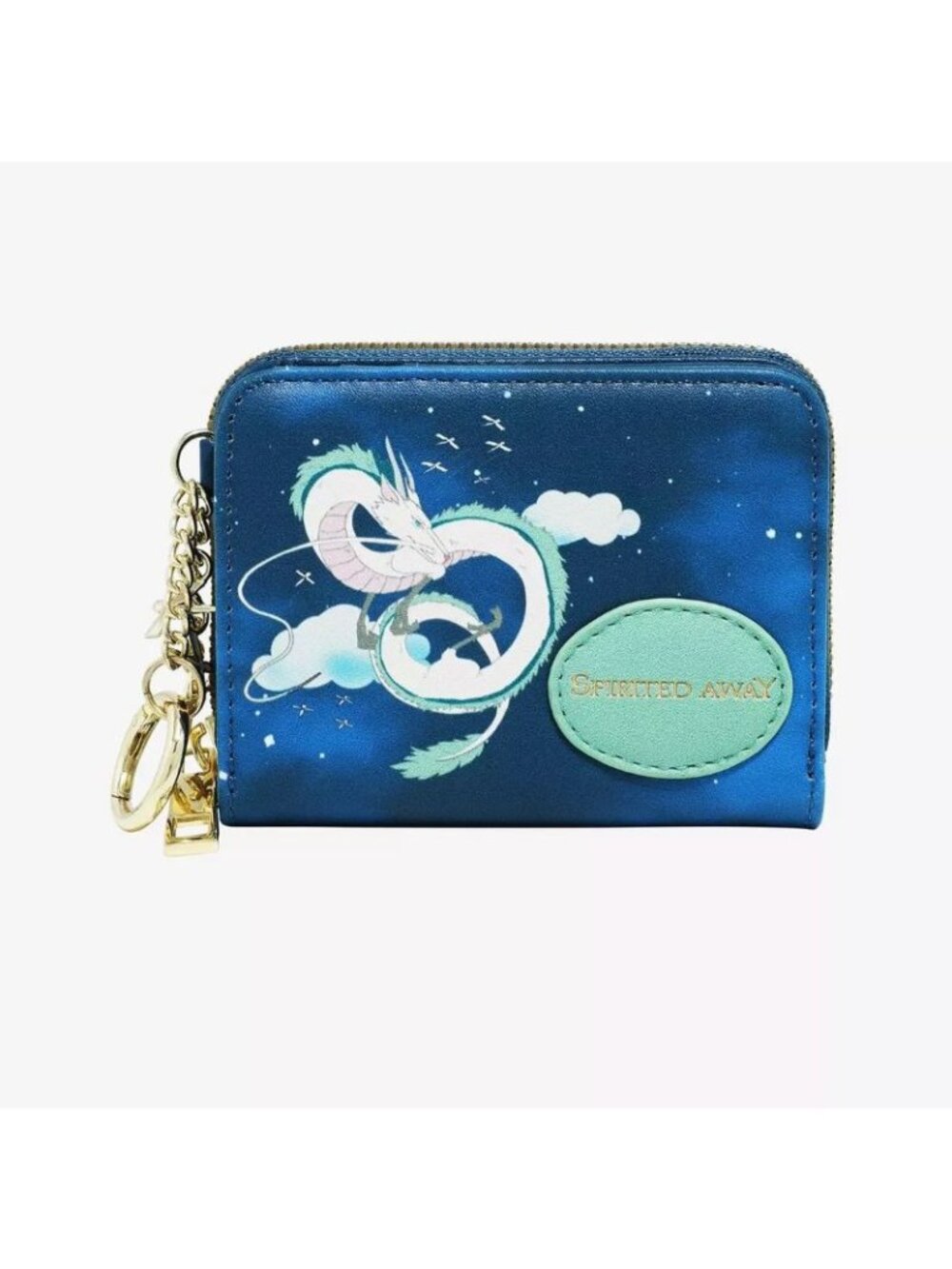 Loungefly Spirited Away Haku Wallet NWT With Zipper & Card Holder - Studio Ghibl